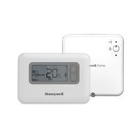 HONEYWELL T3RF EE digitális szobatermosztát, programozható, vezeték nélkül, SPDT - gepesz.hu